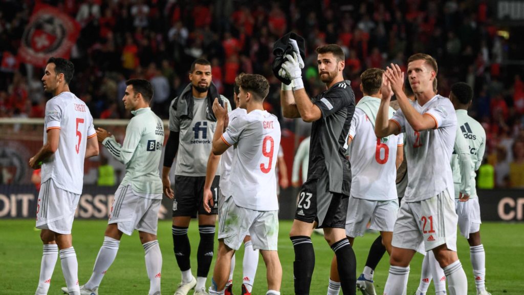 Сборная Испании одержала первую победу в Лиге наций. Фото: УЕФА