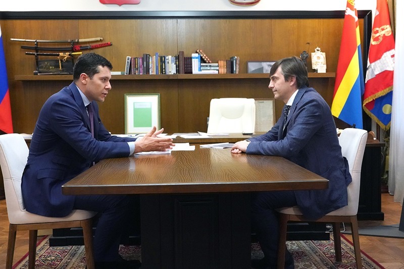 Антон Алиханов встретился с министром просвещения Российской Федерации